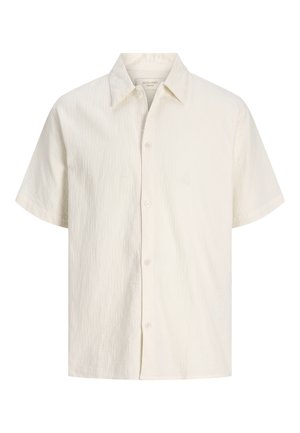 Jack & Jones, JORMONTAUK WAVY TEXTURE SHIRT SS SN - Camisa - cloud dancer