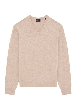 Jersey de punto - beige melange