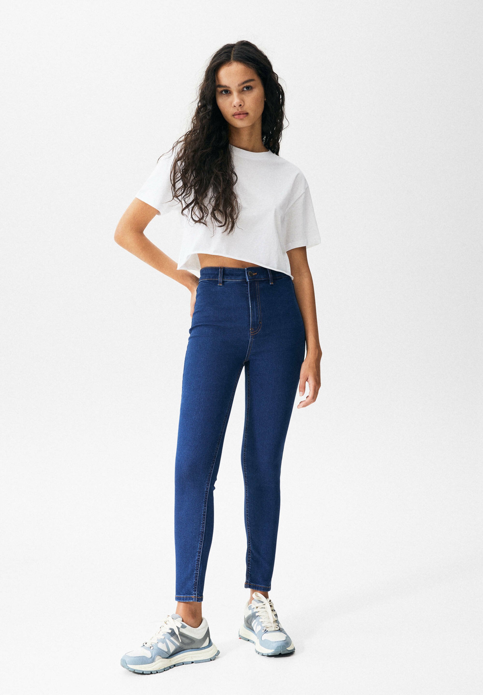 PULL\u0026BEAR Jeans Skinny Fit - dark-blue denim/blu scuro - Zalando.it