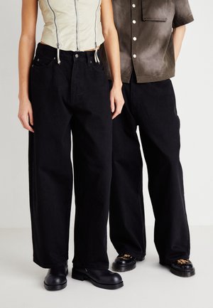 Loose-jeans - black