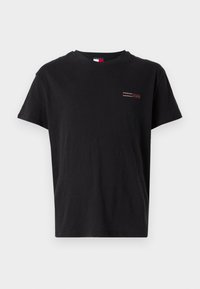 GRAPHIC SLUB TEE - Print T-shirt - black