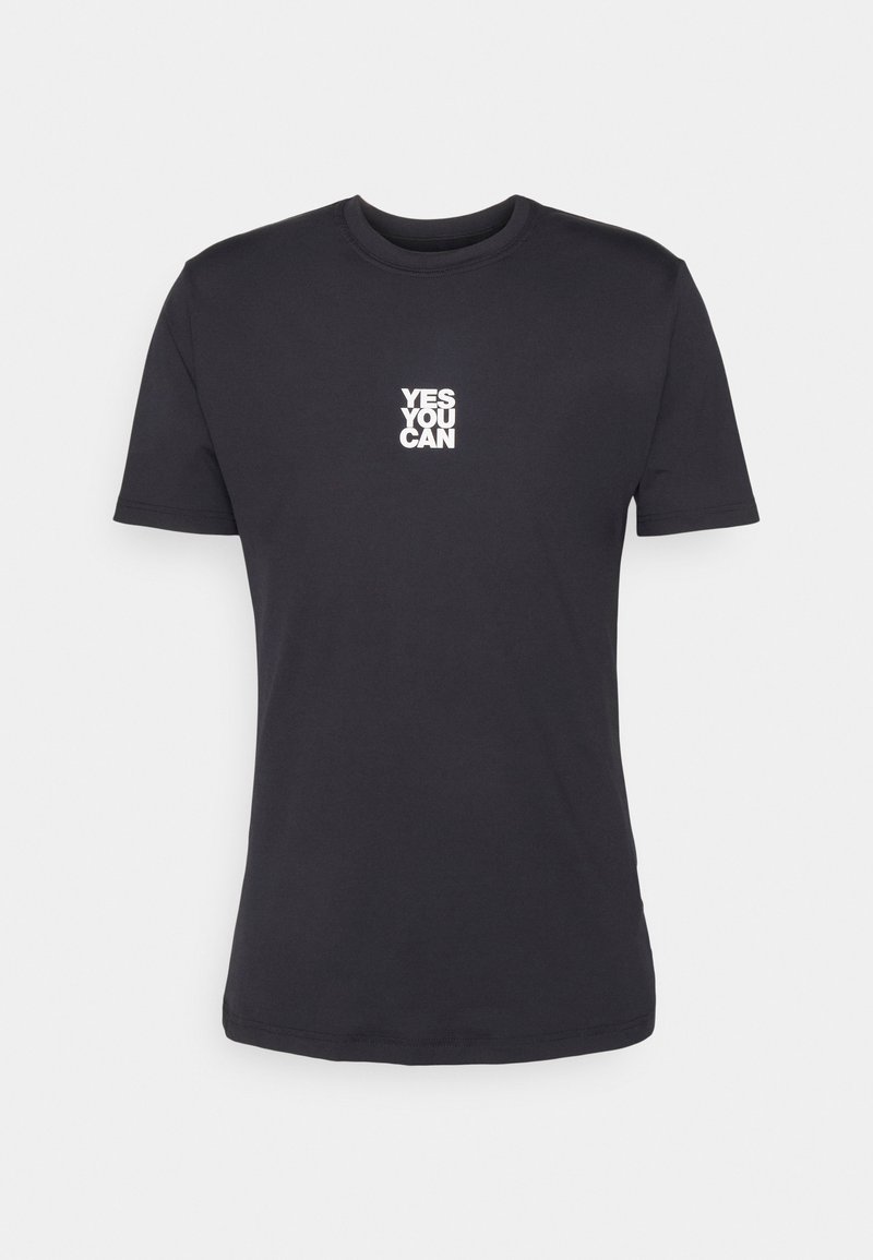 Nebbia T-shirt print zwart