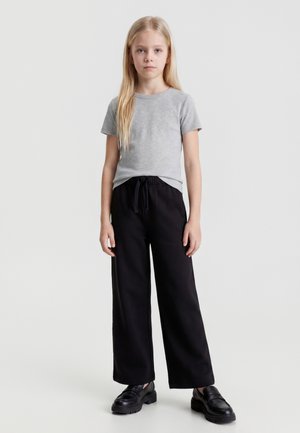 Calvin Klein Jeans, BASIC WIDE LEG - Trainingsbroek - black