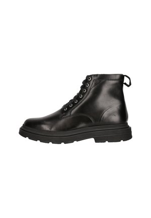 BADBURY HI - Schnürstiefelette - black wlined lea