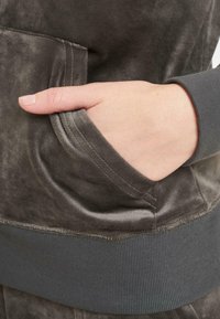 Juicy Couture ROBERTSON CLASSIC - Mikina so zipsom - raven