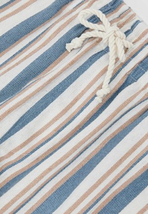 Reiss, REGULAR FIT - MARARANI STRIPED DRAWSTRING SHORTS . - Shorts - blue ecru