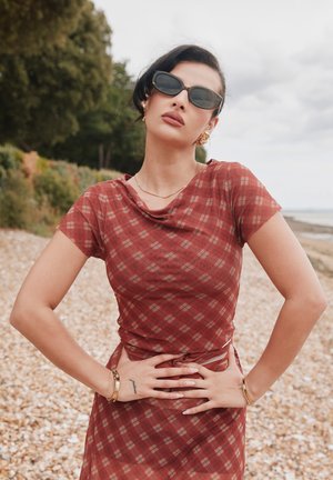 RETRO CHECK - T-shirt estampada - multi