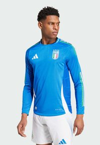 adidas Performance - ITALY 24 LONG SLEEVE HOME AUTHENTIC - Camiseta de fútbol - blue Imagen en miniatura 1