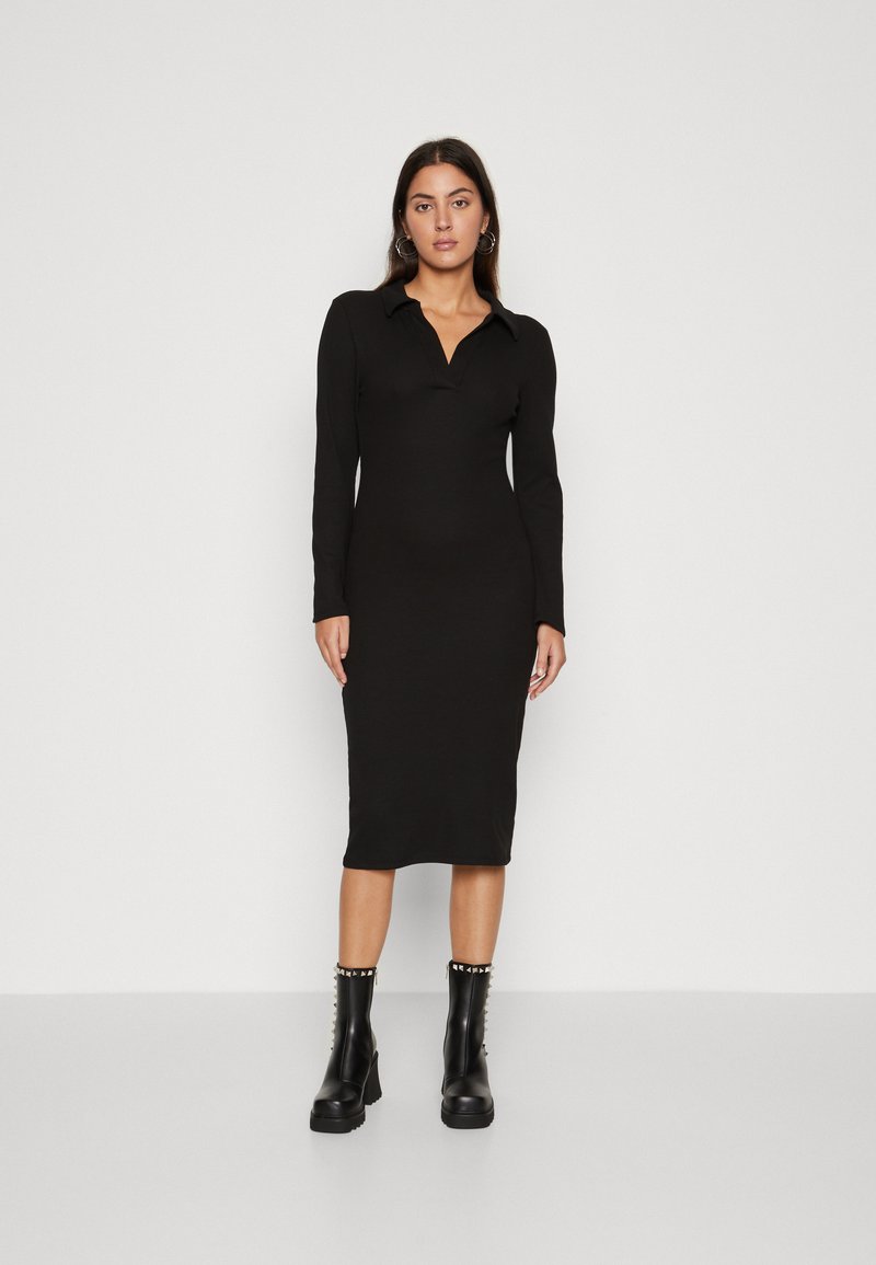 ONLY ONLCARI V NECK DRESS - Φόρεμα σε ίσια γραμμή - black