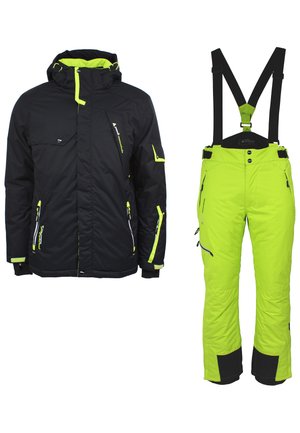 Peak Mountain ENSEMBLE DE SKI  COSMIC - Pantalon classique - noir vert