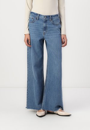 High Rise Wide Leg Jean - Široké nohavice - blue denim