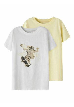 2-PACK  - Majica kratkih rukava s printom - bright white