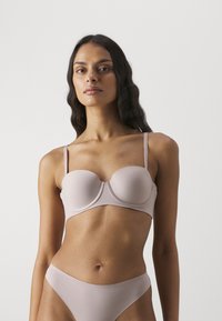 Tommy Hilfiger - STRAPLESS - Dažāda veida valkāšanas/bezlenču krūšturis - balanced beige Miniatūras attēls 1