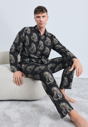 MENS POCKET  - Pyjama - black/cream