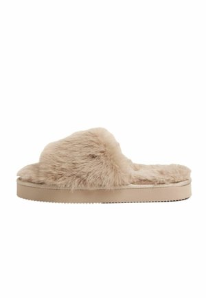 Slippers - taupe