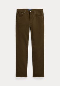 VARICK SLIM STRAIGHT STRETCH TWILL PANT - Calças - dark brown