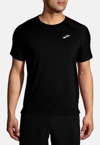 Brooks ATMOSPHERE SHORT SLEEVE 2.0 - Sportovní tričko - black
