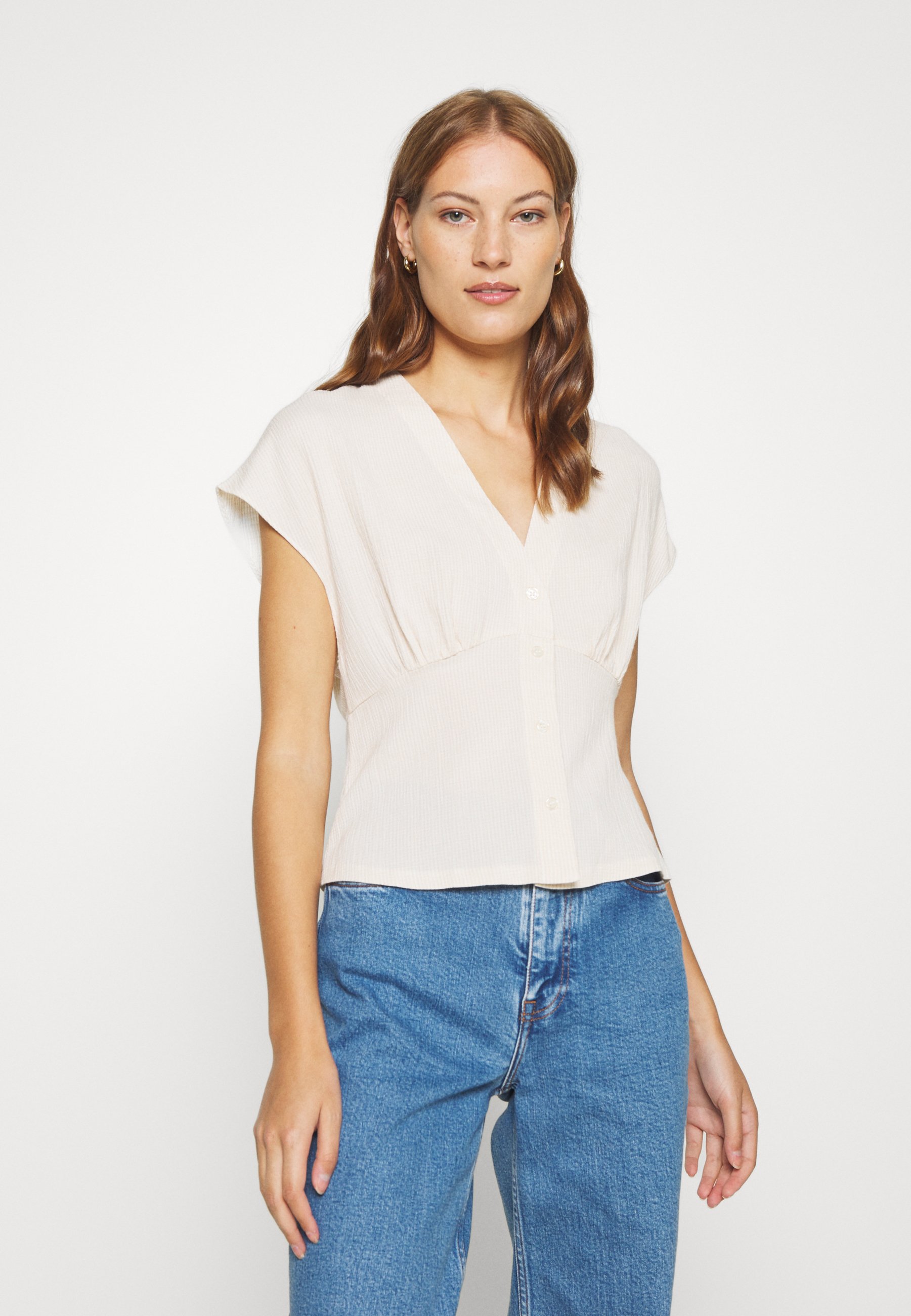 Samsøe Samsøe VALERIE Bluser warm whiteoffwhite Samsøe Samsøe PETUNIA BLOUSE - Bluser - plein air