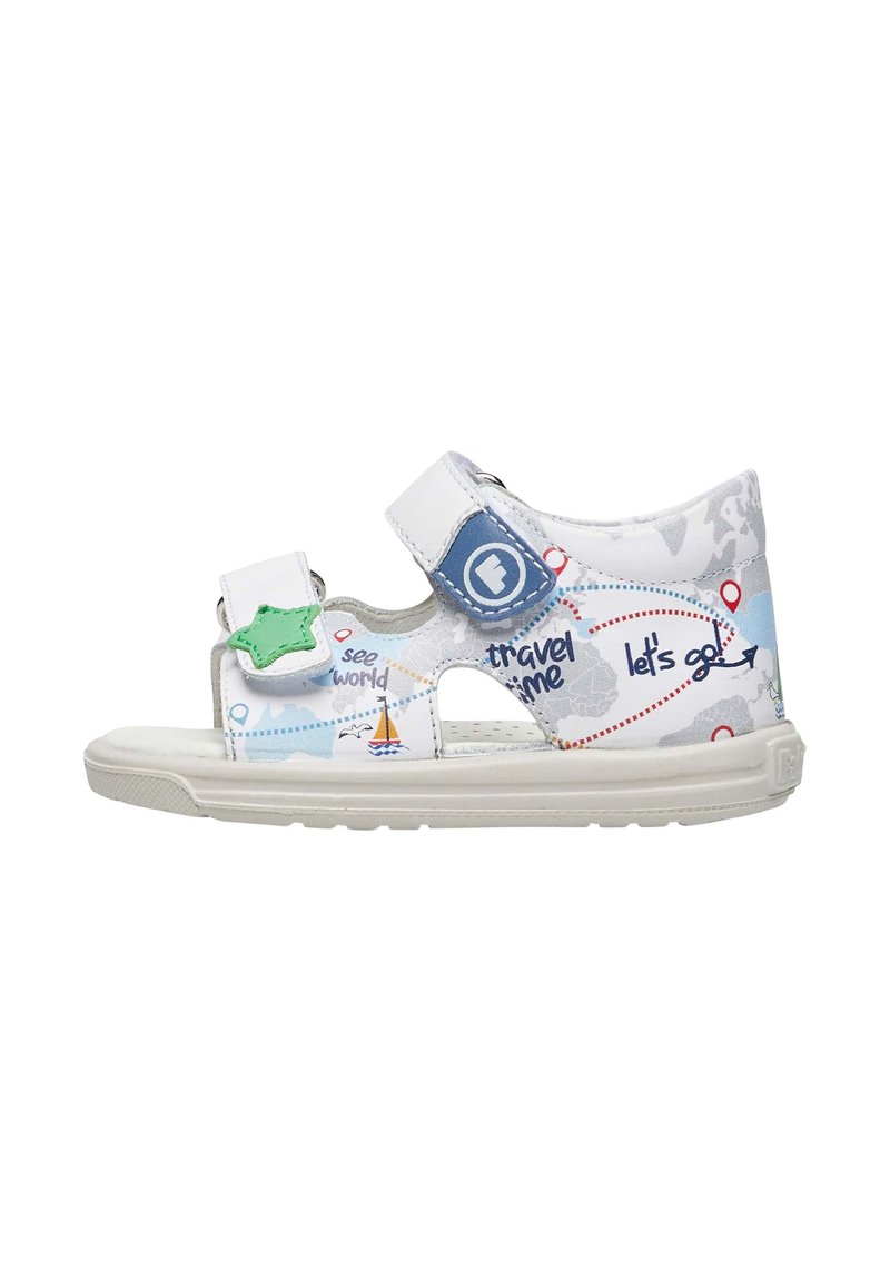 Falcotto Sneakers laag - weiß lila/crème