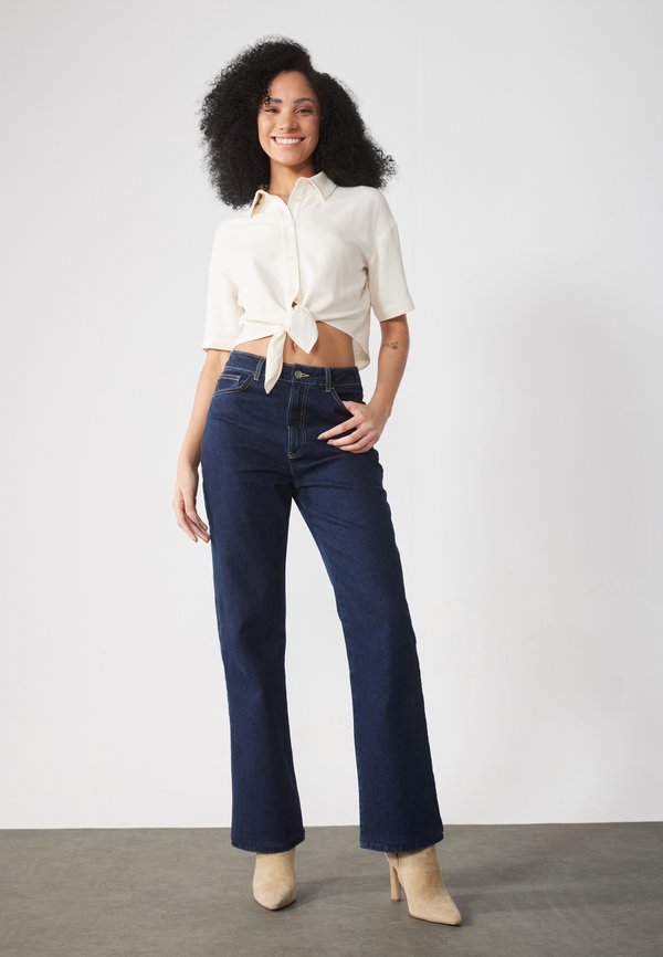 LINEN MIX BLEND SHIRT - Button-down blouse - beige4