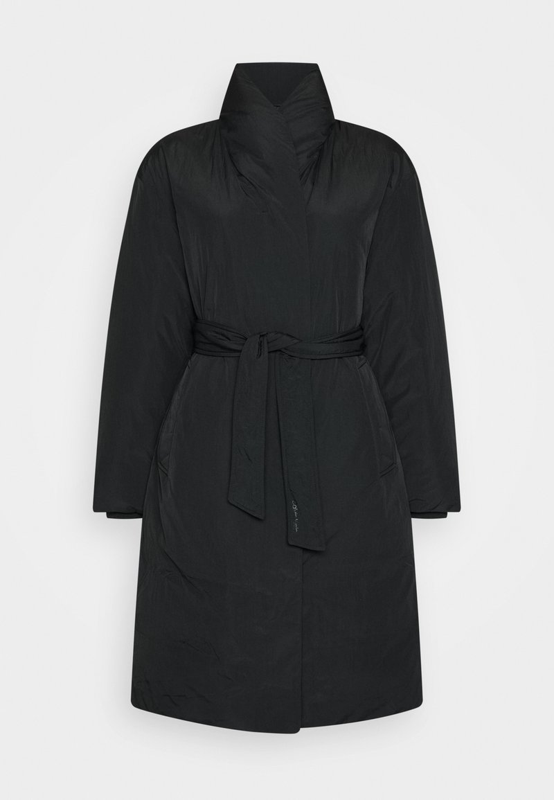 black/schwarz Klein - Wintermantel PUFFER Calvin - WRAP COAT