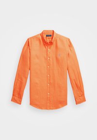 SLIM FIT LINEN SHIRT - Overhemd - poppy