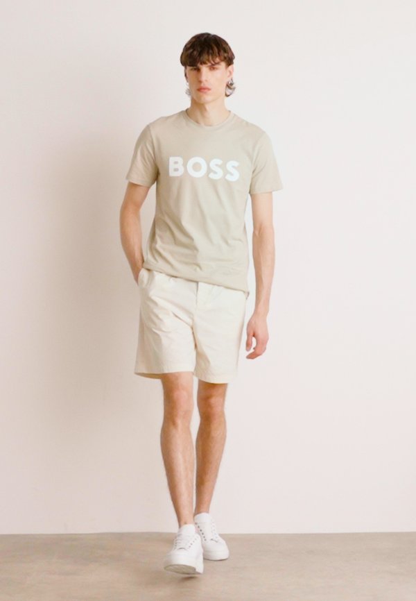 THINKING - Print T-shirt - light beige3
