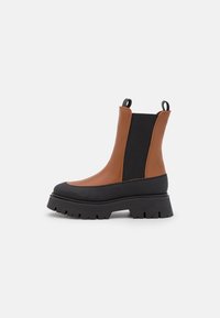 Non sélectionné, cognac/black