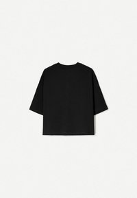HEAVY BOXY FIT SHORT SLEEVE - T-paita - black