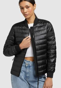 khujo MAUDE SHINY - Bomber dzseki - schwarz