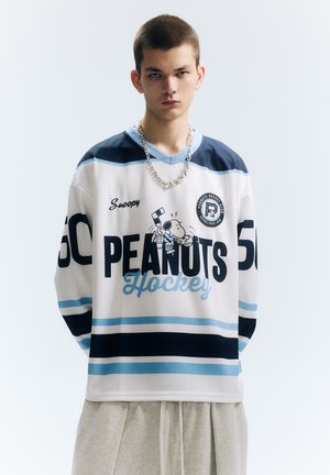 PEANUTS HOCKEY - Top s dlhým rukávom - white