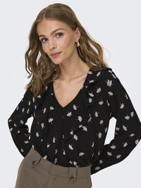 JDY - JDYMARIKA FLOUNCE  - Blouse - black Thumbnail Image 1