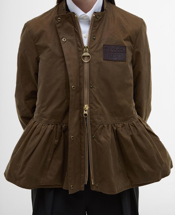 BARBOUR X ERDEM DHALIA WAX JACKET - Summer jacket4