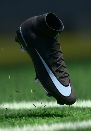 MERCURIAL SUPERFLY 10 PRO FG - Firm-ground football boots - black/ice blue