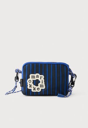 Marimekko, ILOISA PICCOLO KIOSKI SHOULDER BAG - Чанта за носене през рамо - blue/black/dark grey