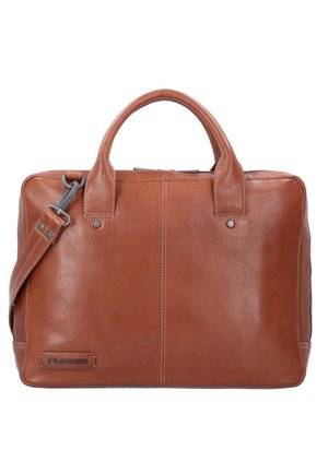 Plevier NAVIGATOR AKTENTASCHE LEDER 38 CM LAPTOPFACH - Briefcase - braun