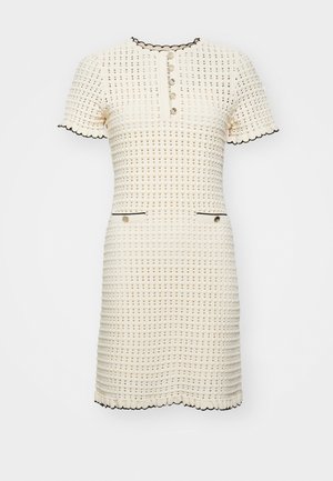 sandro ROBE ENCOLURE TUNISIEN - Neulemekko - vanille