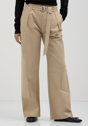 Calliope CON CINTURA - Pantalon classique - beige