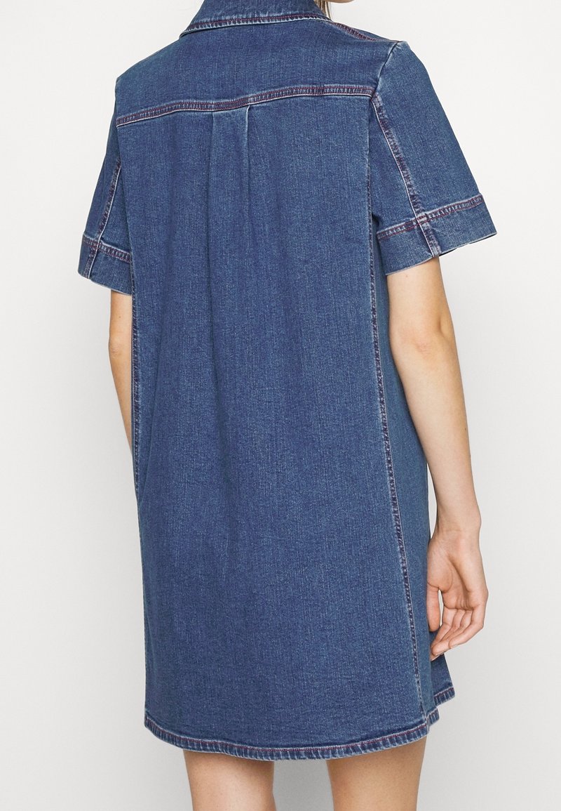 see by chloe denim shirt dress See by Chlo Denim Panelled Shirt Dress