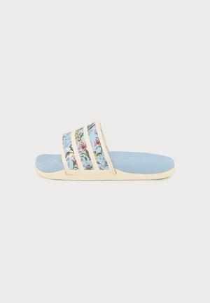 adidas Sportswear ADILETTE COMFORT 2.0 SLIDES - Badesandaler - ecru tint/clear sky/auburn