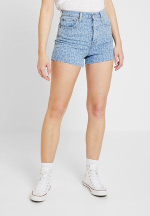 Jeansshort - light-blue denim