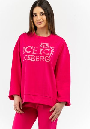 Sweatshirt - fuxia