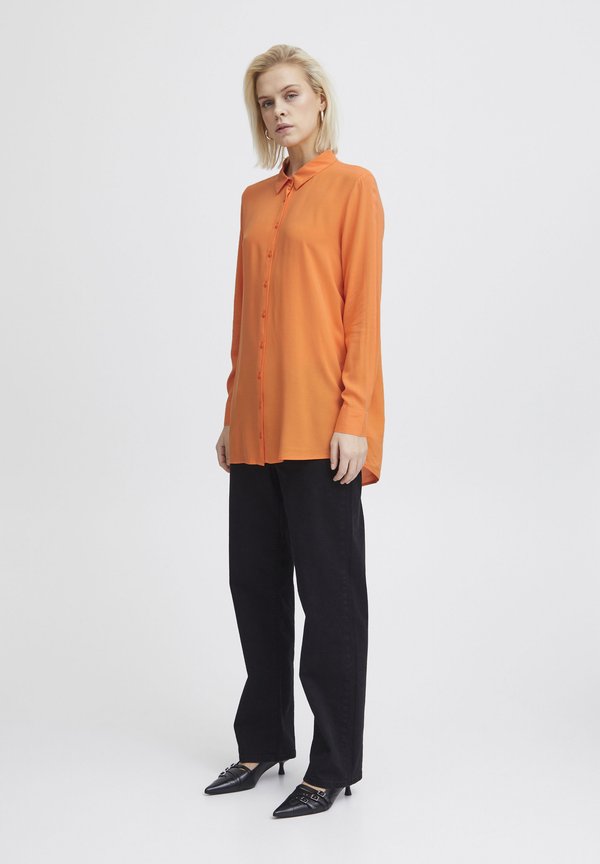 IHMain - Button-down blouse - coral rose3
