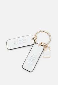 Guess NOELLE TOP ZIP SHOULDER BAG - Handbag - white