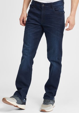 Solid SDFINLAY - Jeans Straight Leg - dark blue denim