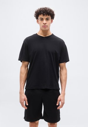 JACSOLID LOUNGE TEE AND SHORTS - Pigiama - black