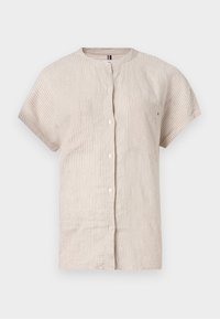 COLLARLESS  - Nööpidega pluus - classic ithaca/sandalwood