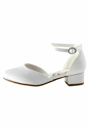 OCCASION STANDARD - Riemchenballerina - white satin stain resistant bridesmaid