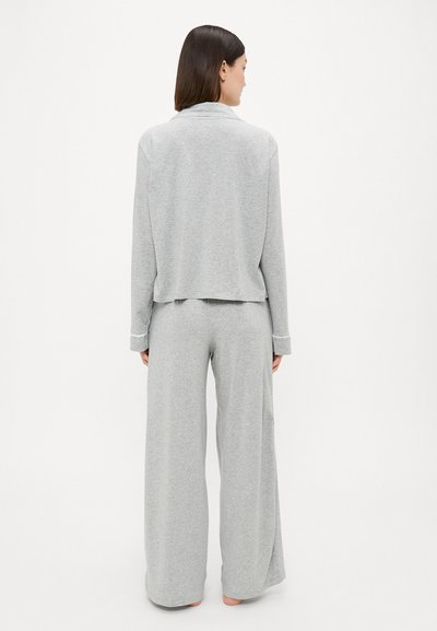 Polo Ralph Lauren LONG SLEEVE PJ - Conjunto de pijama - heather grey