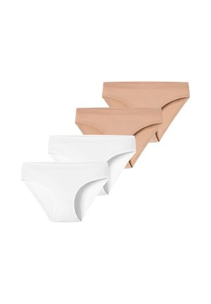 4-PACK - Slip - weiss/maple